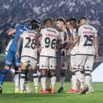 Elenco do Vasco durante partida contra Atlético Goianiense (Leandro Amorim/Vasco)