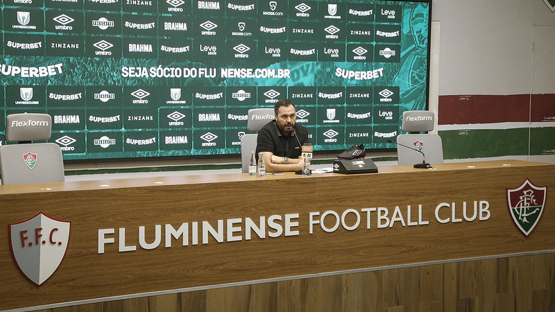 Mário Bittencourt, presidente do Fluminense. Reprodução: Marcelo Gonçalves/Fluminense FC.