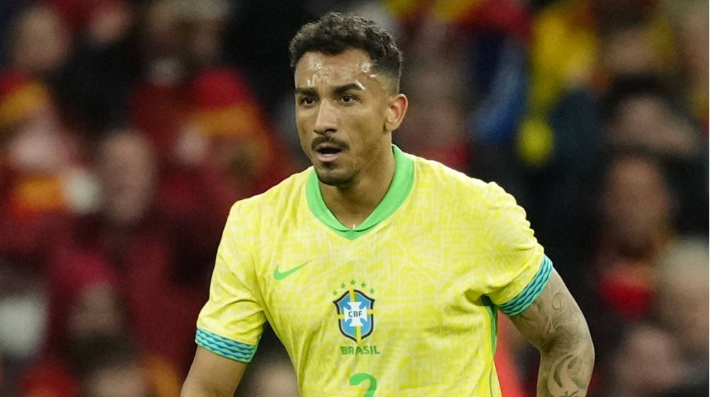 Danilo, jogador da Juventus e seleção brasileira. Reprodução: IMAGO.