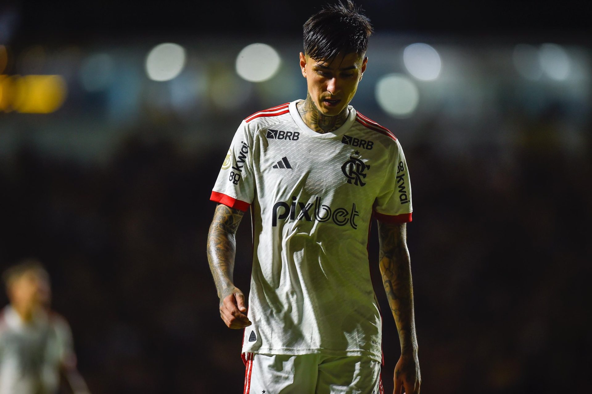 Erick Pulgar, jogador do Flamengo. Reprodução: Marcelo Cortes/CRF.