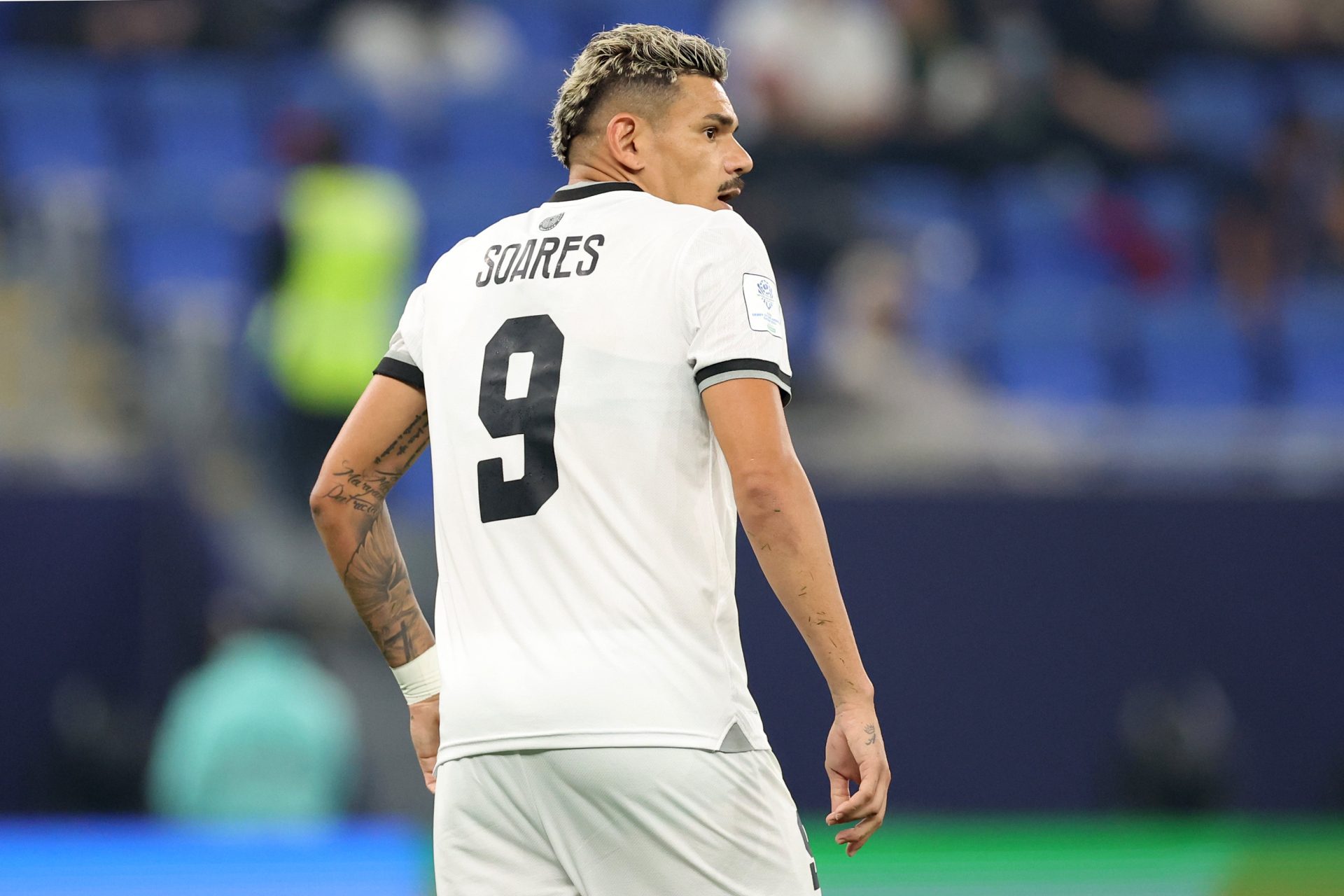 Tiquinho Soares, atacante do Santos (Vítor Silva)