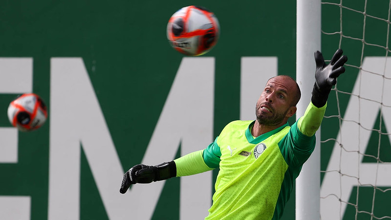 Marcelo Lomba, jogador do Palmeiras. Reprodução: Cesar Greco/Palmeiras.