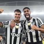 Mateo Ponte e Alexander Barboza, atletas do BOTAFOGO (Reprodução/foto: Vítor Silva)