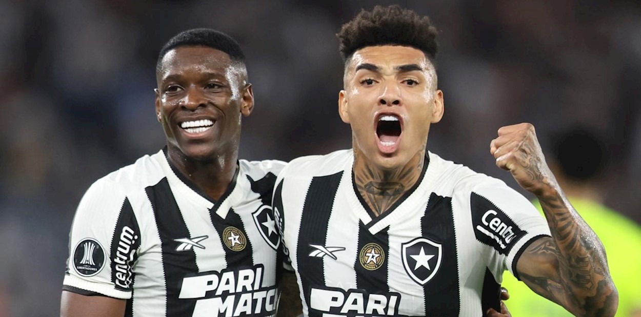 Luiz Henrique e Igor Jesus, atacantes do Botafogo (Vítor Silva)