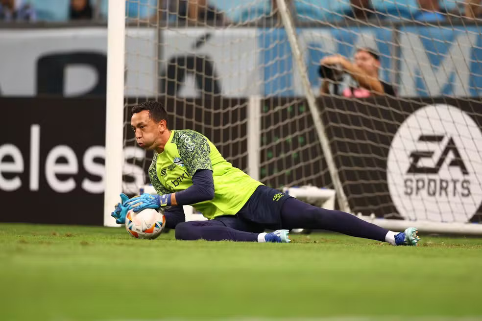 Marchesín, goleiro do Grêmio. Reprodução: Lucas Uebel/Grêmio.