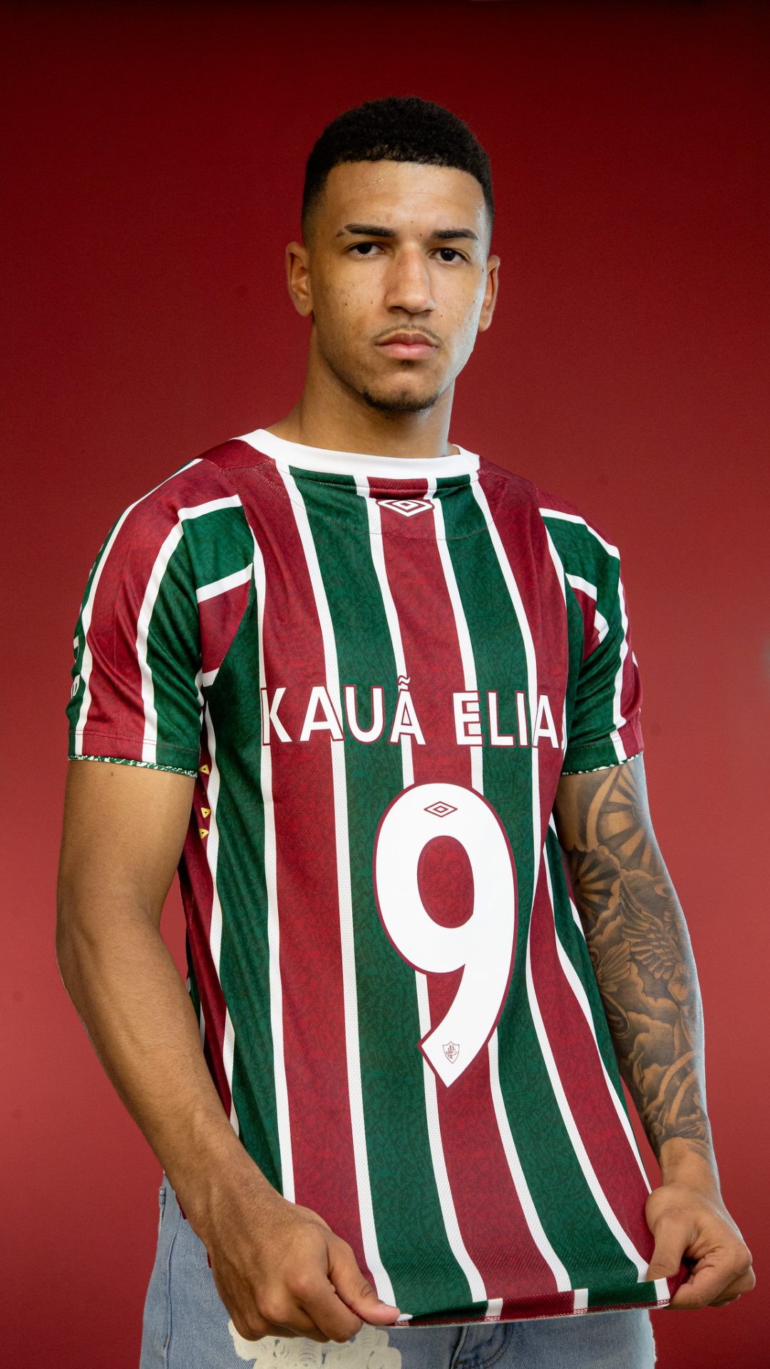 Kauã Elias, camisa nove do Fluminense (Reprodução)