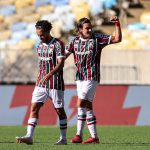 Guga e Canobbio, do Fluminense. Foto: MARCELO GONÇALVES / FLUMINENSE F.C.