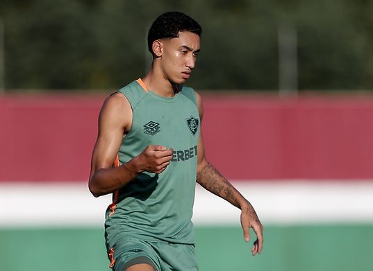 Isaque, jogador do Fluminense. Foto: Lucas Merçon/FFC.