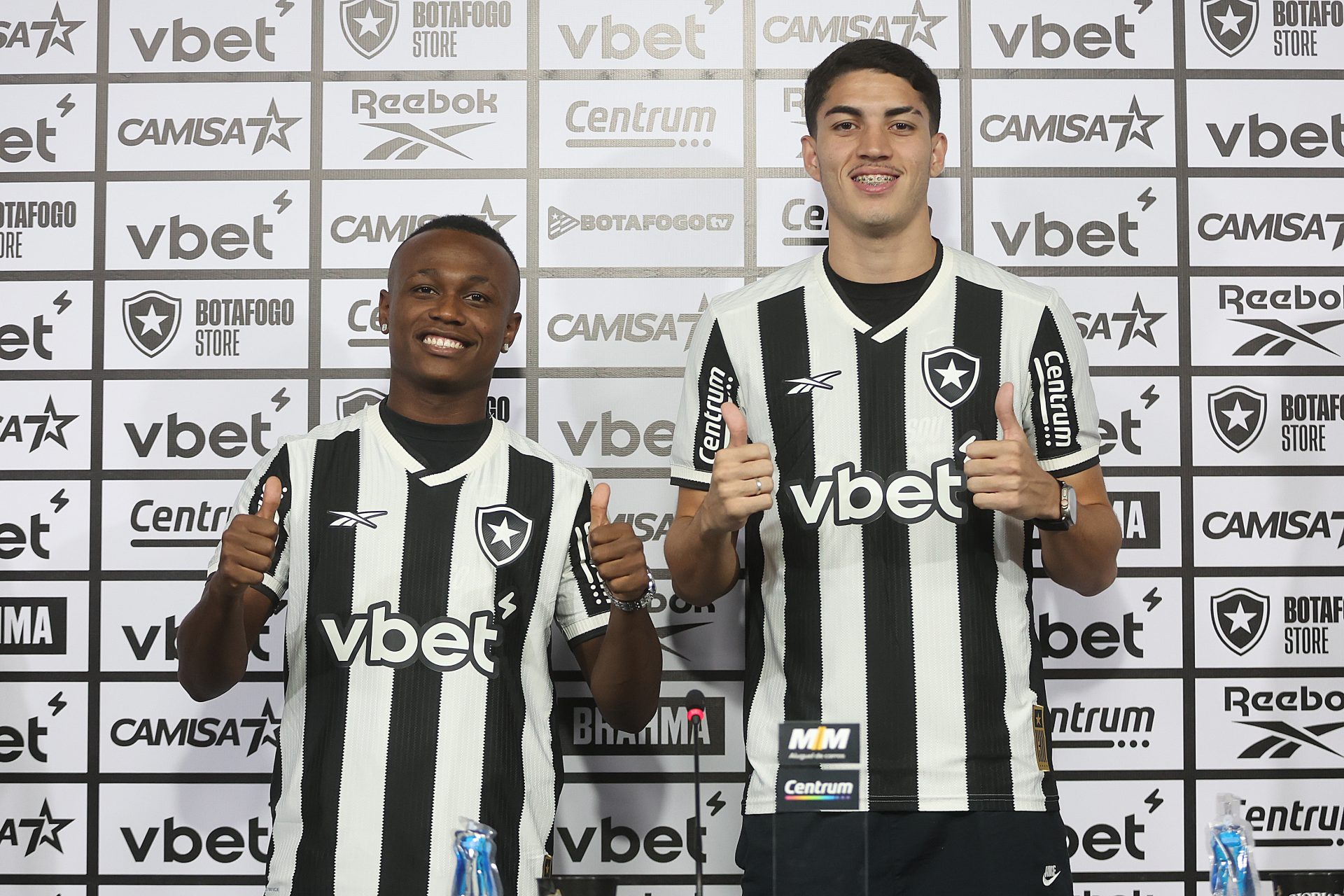 Jair Cunha e Nathan Fernandes (Foto: Vítor Silva)