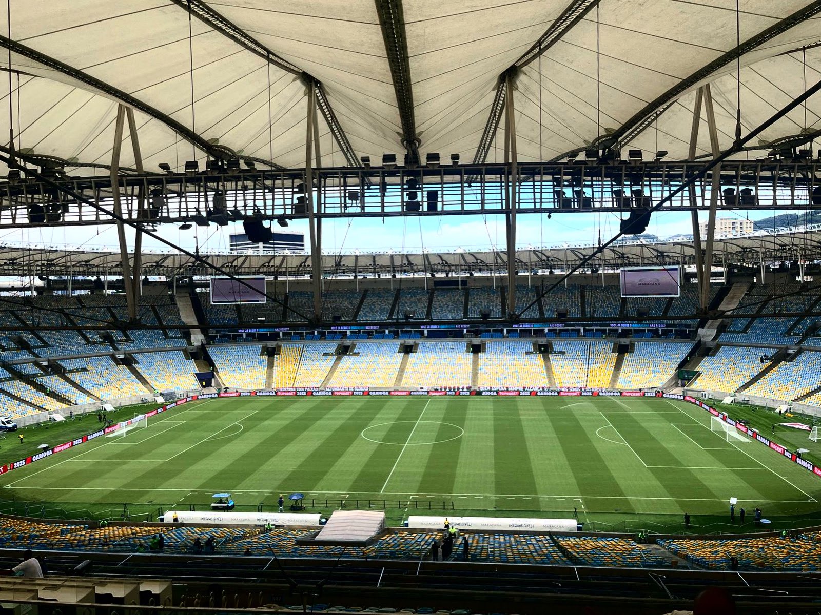 Estádio Maracanã. Reprodução: X/Maracanã.