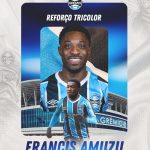 Francis Amuzu, novo atacante do Grêmio (Reprodução/Grêmio FBPA)