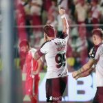Pablo Vegetti comemora gol marcado pelo Vasco na vitória por 3 a 0 diante do União Rondonópolis (Matheus Lima/Vasco)