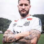 Zé Rafael, novo jogador do Santos. Foto: Divulgação/Santos FC