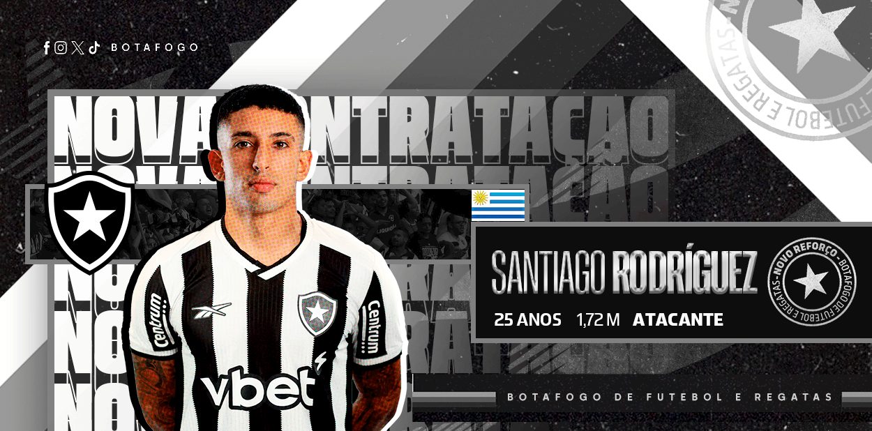 Botafogo anuncia a contratação de Santiago Rodríguez