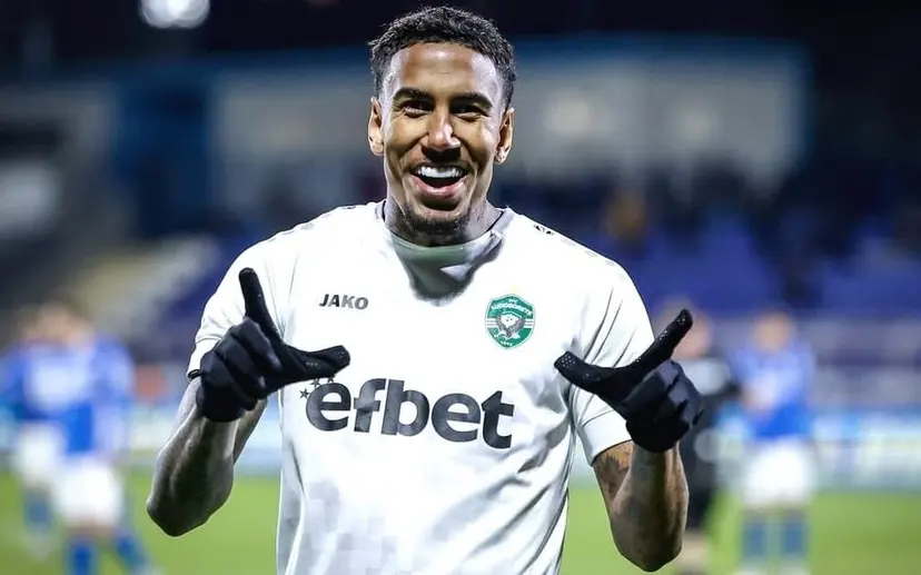 Rwan Cruz, atacante brasileiro que defendia as cores do Ludogorets antes de assinar com o Botafogo (Divulgação/Ludogorets)