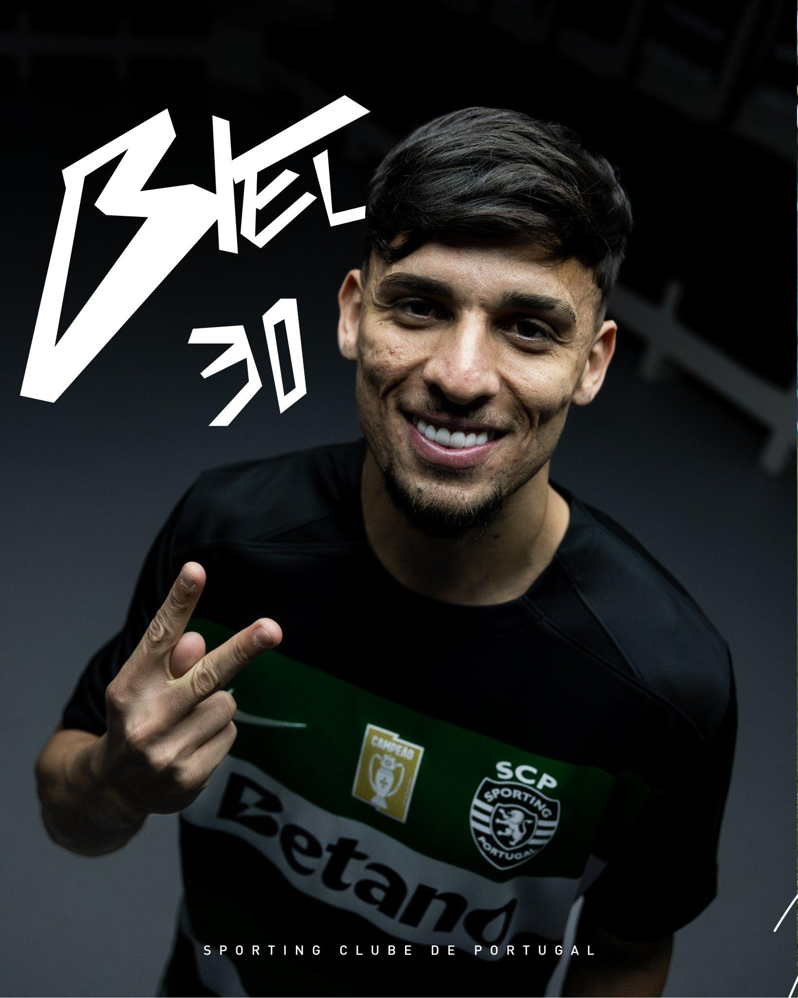 Biel, novo atleta do Sporting, de Portugal (Reprodução/Sporting)