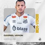 Gabriel Veron, novo atacante do Santos (Reprodução/Santos)