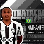 Nathan Fernandes, novo atacante do Botafogo (Botafogo/X)