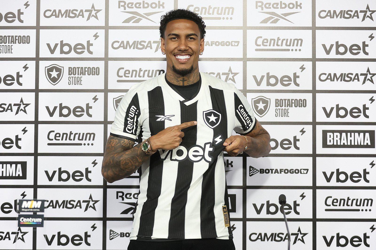 Rwan Cruz, atacante do Botafogo (Foto: Reprodução/X)