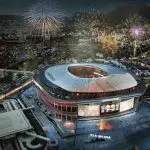 Imagens do projeto do estádio do Flamengo — Foto: Reprodução