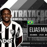 Elias Manoel, novo atacante do Botafogo (Reprodução/Comunicação)