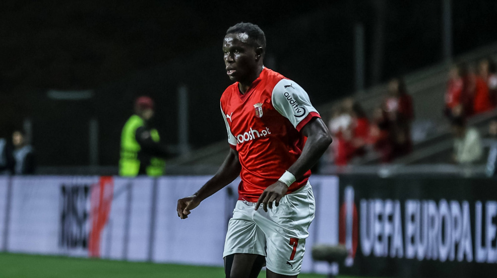 Bruma, jogador do Braga, que estava na mira do Vasco, fechou com o Benfica. Reprodução: IMAGO.