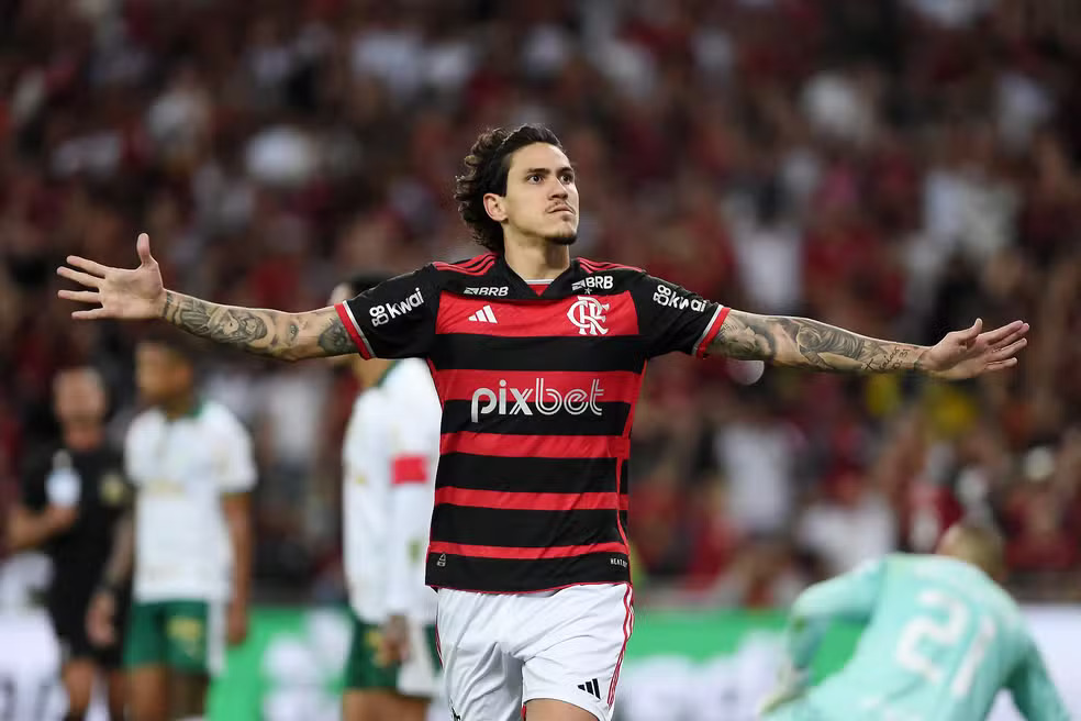 Pedro, jogador do Flamengo. Foto: Alexandre Durão.