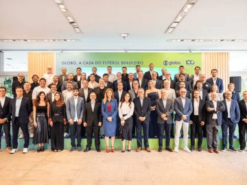 Dirigentes de clubes brasileiros participam de evento na Globo, em São Paulo. Foto: Bob Paulino/Globo.