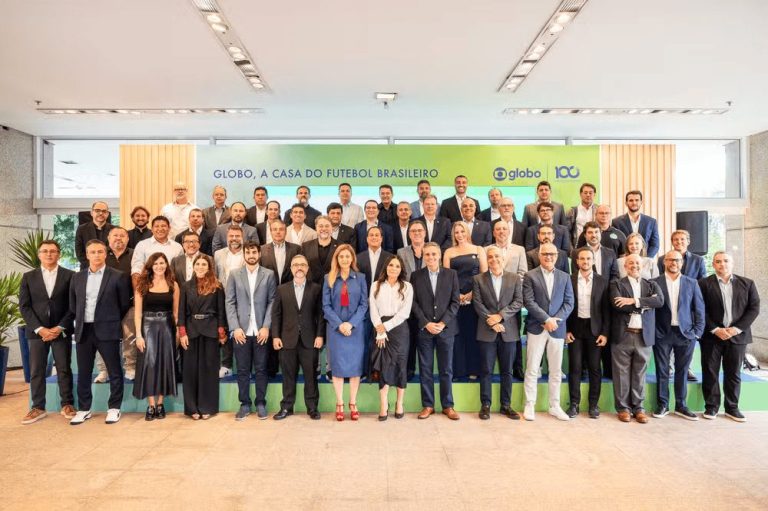 Dirigentes de clubes brasileiros participam de evento na Globo, em São Paulo. Foto: Bob Paulino/Globo.