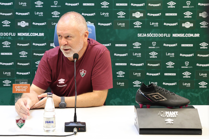 Mano Menezes, técnico do Fluminense. Foto: Lucas Merçon/FFC.