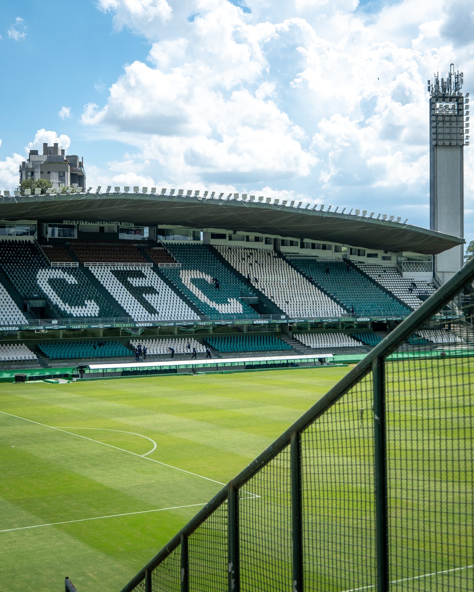 Estádio Couto Pereira, palco do amistoso entre Santos e Coritiba (Reprodução)