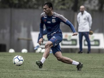 Diego Pituca, volante do Santos, tem disputado poucos jogos neste ano (Reprodução/Santos FC)