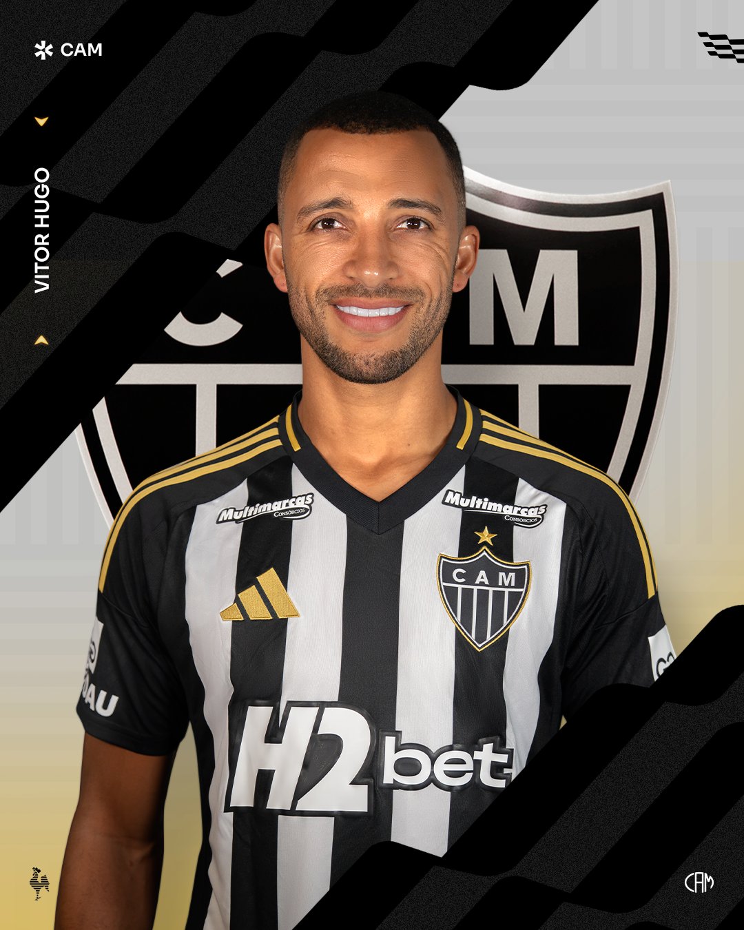 Vitor Hugo, novo jogador do Atlético. Foto: Atlético