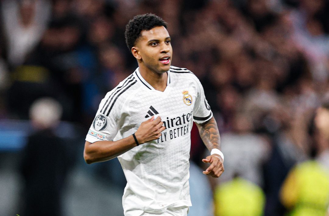 Rodrygo, jogador do Real Madrid. Reprodução: X/Real Madrid.