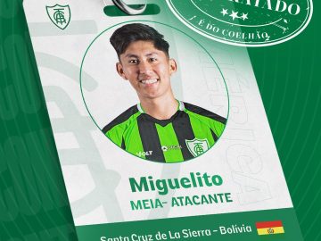 Miguelito fechou com o América-MG (Divulgação)