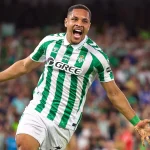 Vitor Roque, atacante do Real Betis e que já foi anunciado como novo reforço do Palmeiras (Reprodução)