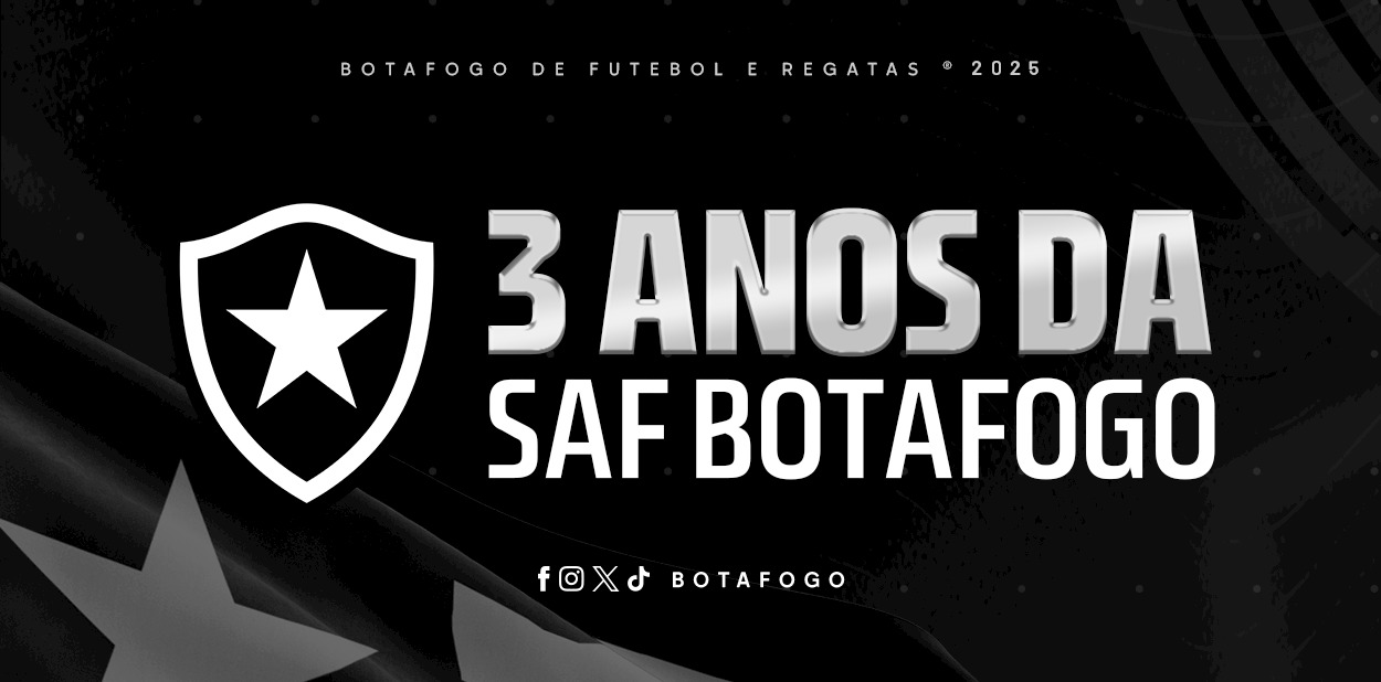 3 anos de SAF no Botafogo (Reprodução)