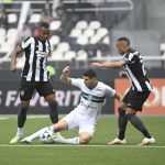 Botafogo e Coritiba pelo Brasileirão (Foto: André Durão/ge)