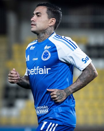 Dudu, jogador do Cruzeiro. Foto: Gustavo Aleixo/Cruzeiro.