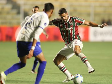Renato Augusto, do Fluminense, em partida contra o GV San José. Foto: Marcelo Gonçalves/FFC.