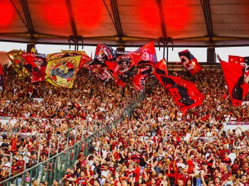 Torcida do Flamengo no Maracanã. Foto: @tbarros89 / Maracanã.