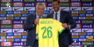 Carlo Ancelotti, técnico da Seleção Brasileira. Foto: CBF TV.