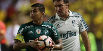 Dudu e Cuca durante passagem pelo Palmeiras (Foto: Cesar Greco/Ag. Palmeiras)