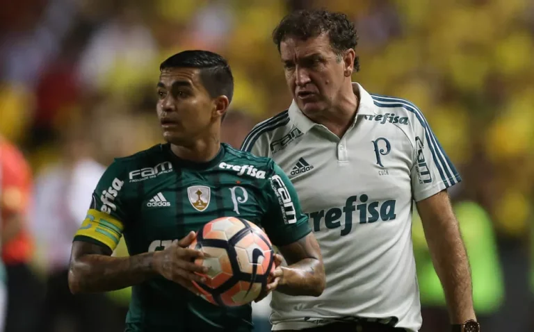 Dudu e Cuca durante passagem pelo Palmeiras (Foto: Cesar Greco/Ag. Palmeiras)