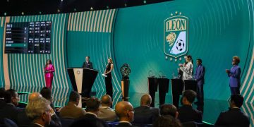 Sorteio da fase de grupos da Copa do Mundo de Clubes. Foto: Getty Images.