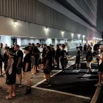 Torcida do Vasco presente no aeroporto momentos antes da confusão (Reprodução)