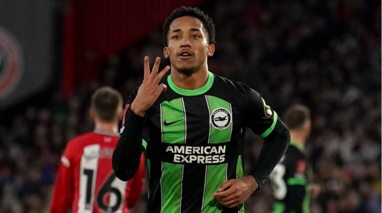 João Pedro, do Brighton. Foto: IMAGO.