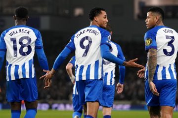João tem contrato até junho de 2028 com o Brighton | Foto: Gareth Fuller - PA