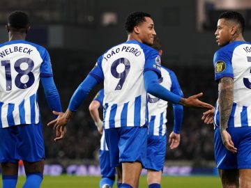 João tem contrato até junho de 2028 com o Brighton | Foto: Gareth Fuller - PA