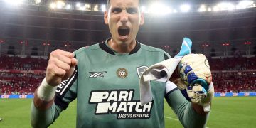 Gatito Fernández, goleiro que está com retorno encaminhado ao Botafogo. Foto: Vitor Silva/Botafogo.